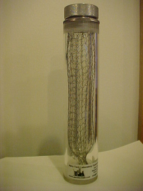 3oz. Test Tube Style Safety Coated Compatibility Vessel Complete